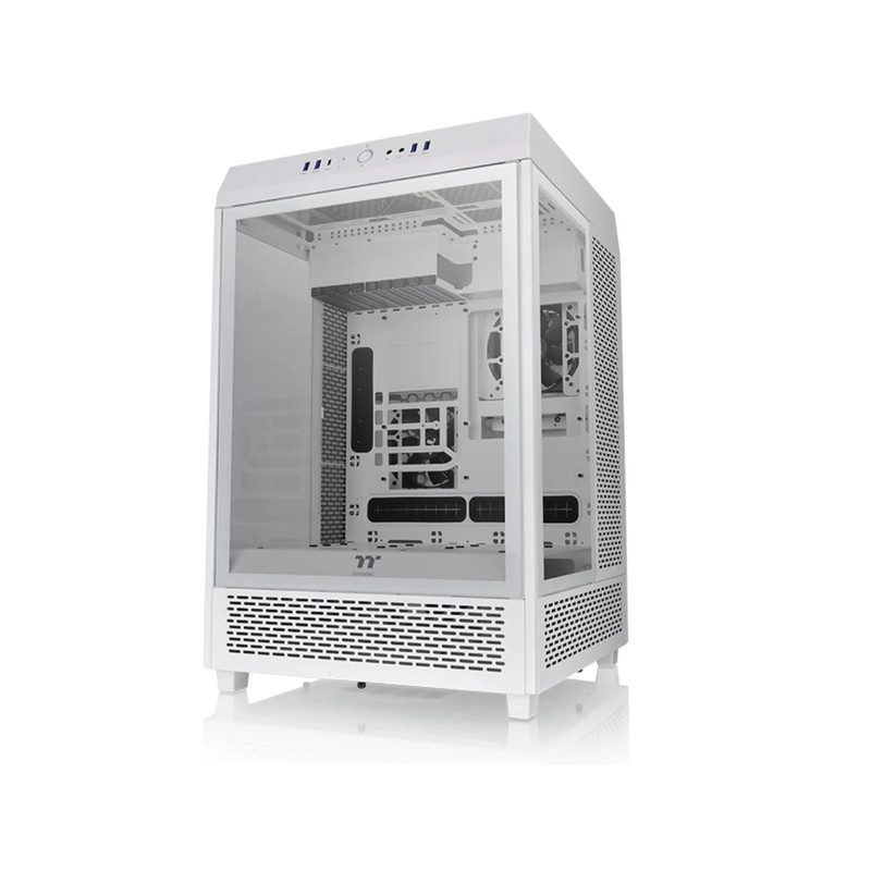 Thermaltake The Tower 500 Tempered Glass Mid Tower E-ATX Case - White - صندوق